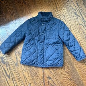 Navy Quilted Crewcuts Kids BarnJacket
